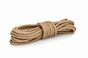 Канат джутовый ДТ тросовой свивки d.  4 мм в отрезках по 40 м